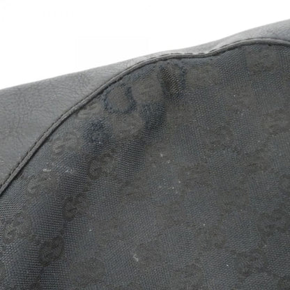 Gucci Handbag GG Canvas 223972 Canvas Black Chien Pan Gold Hardware Women