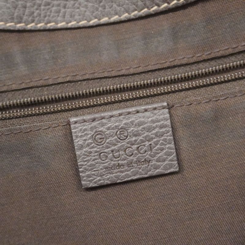 Gucci Handbag GG Canvas 364835 Canvas Brown Gold Hardware Women