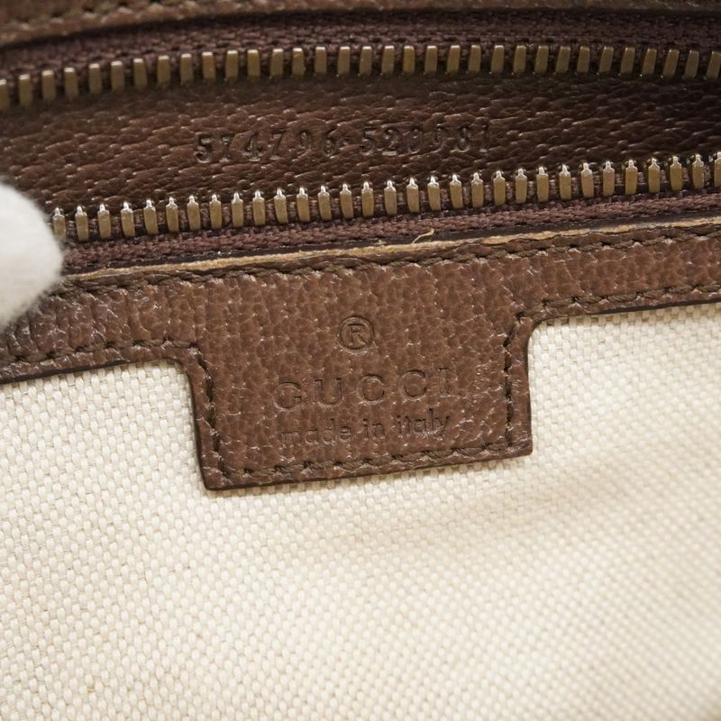 Gucci Body Bag Ophidia 574796 PVC Brown Gold Hardware Men's