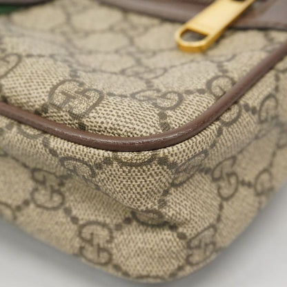 Gucci Body Bag Ophidia 574796 PVC Brown Gold Hardware Men's