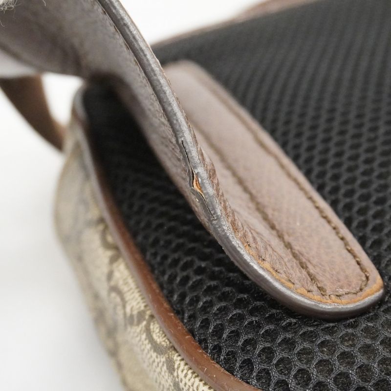 Gucci Body Bag Ophidia 574796 PVC Brown Gold Hardware Men's