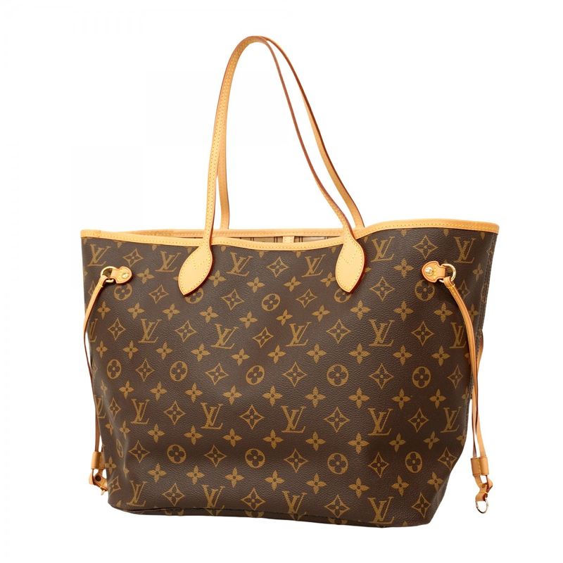Louis Vuitton Tote Bag Monogram Neverfull MM M40156 Brown Ladies