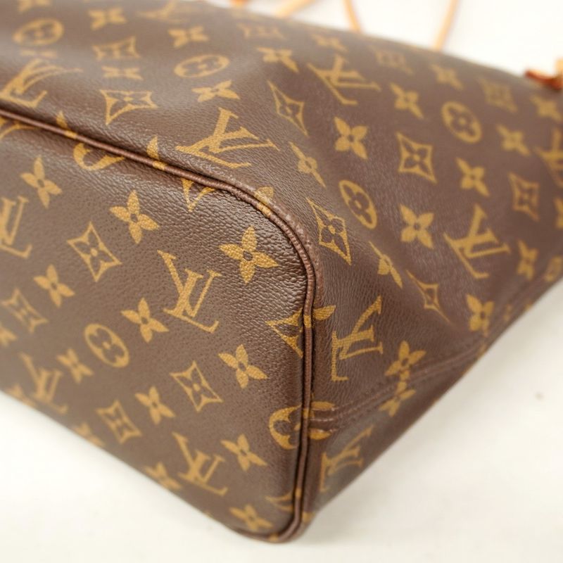 Louis Vuitton Tote Bag Monogram Neverfull MM M40156 Brown Ladies