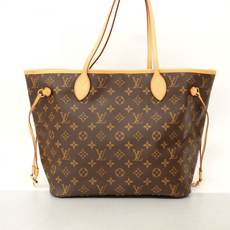 Louis Vuitton Tote Bag Monogram Neverfull MM M40156 Brown Ladies