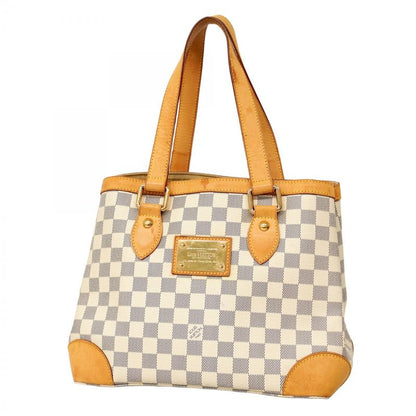 Louis Vuitton Tote Bag Damier Azure Hampstead PM N51207 White Women's