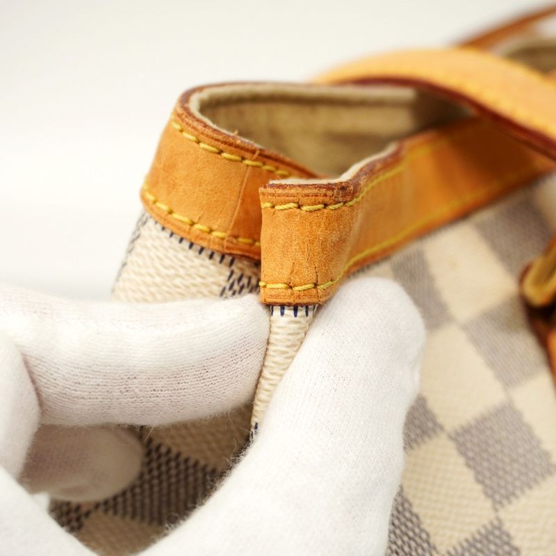 Louis Vuitton Tote Bag Damier Azure Hampstead PM N51207 White Women's