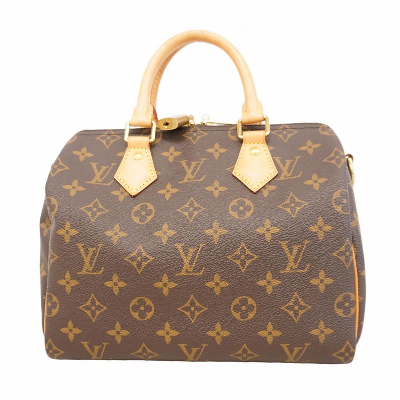 Louis Vuitton Handbag Monogram Speedy Bandoliere 25 M46977 Brown Ladies