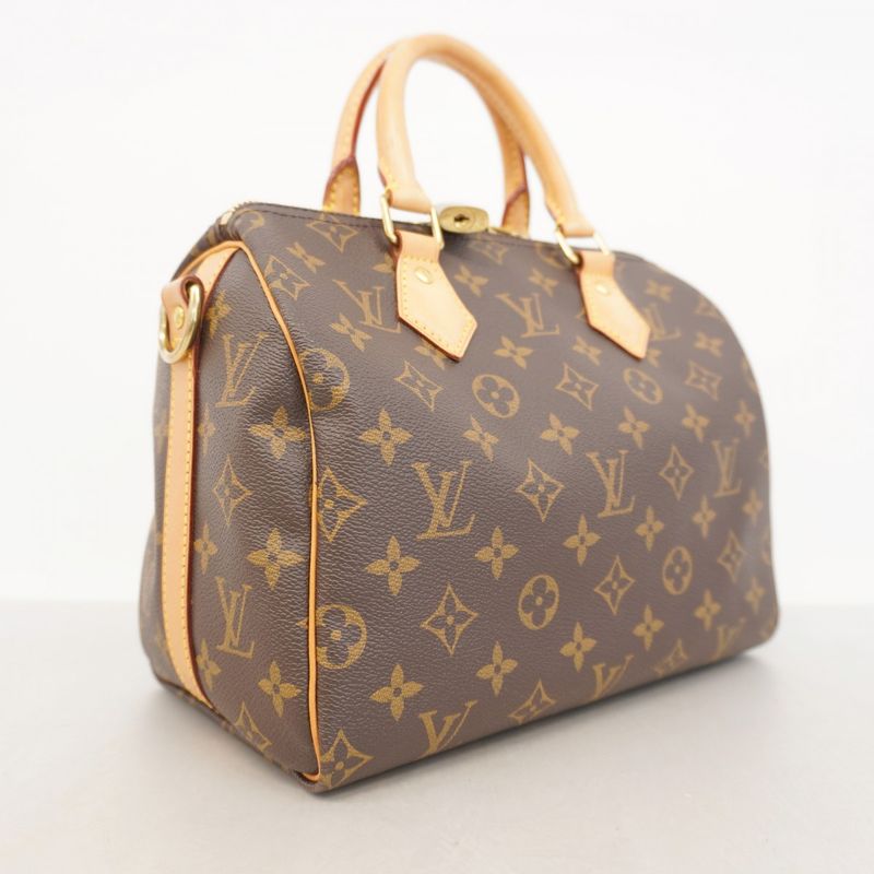 Louis Vuitton Handbag Monogram Speedy Bandoliere 25 M46977 Brown Ladies