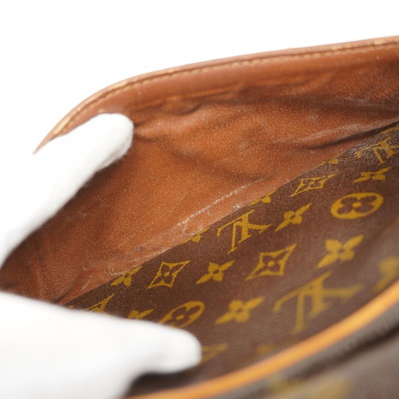 Louis Vuitton Clutch Bag Monogram Compiegne 23 M51847 Brown Men Women Unisex