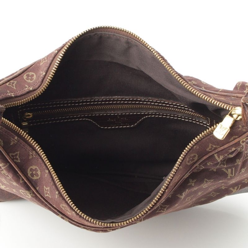 Louis Vuitton Monogram Mini Lin Boulogne Ebène Shoulder Bag M95225 Brown