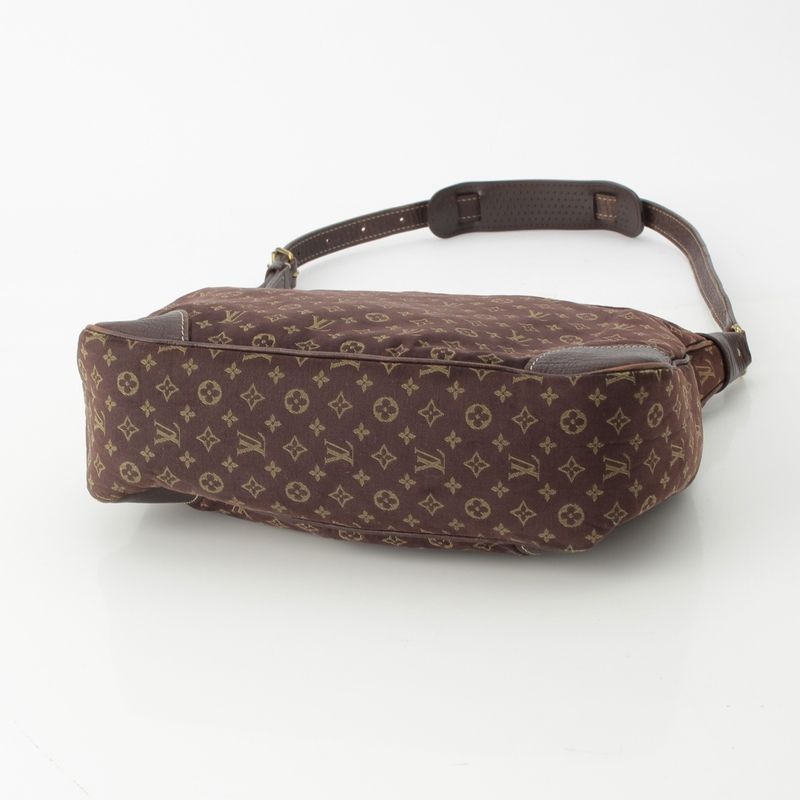 Louis Vuitton Monogram Mini Lin Boulogne Ebène Shoulder Bag M95225 Brown