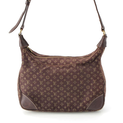 Louis Vuitton Monogram Mini Lin Boulogne Ebène Shoulder Bag M95225 Brown