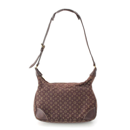 Louis Vuitton Monogram Mini Lin Boulogne Ebène Shoulder Bag M95225 Brown