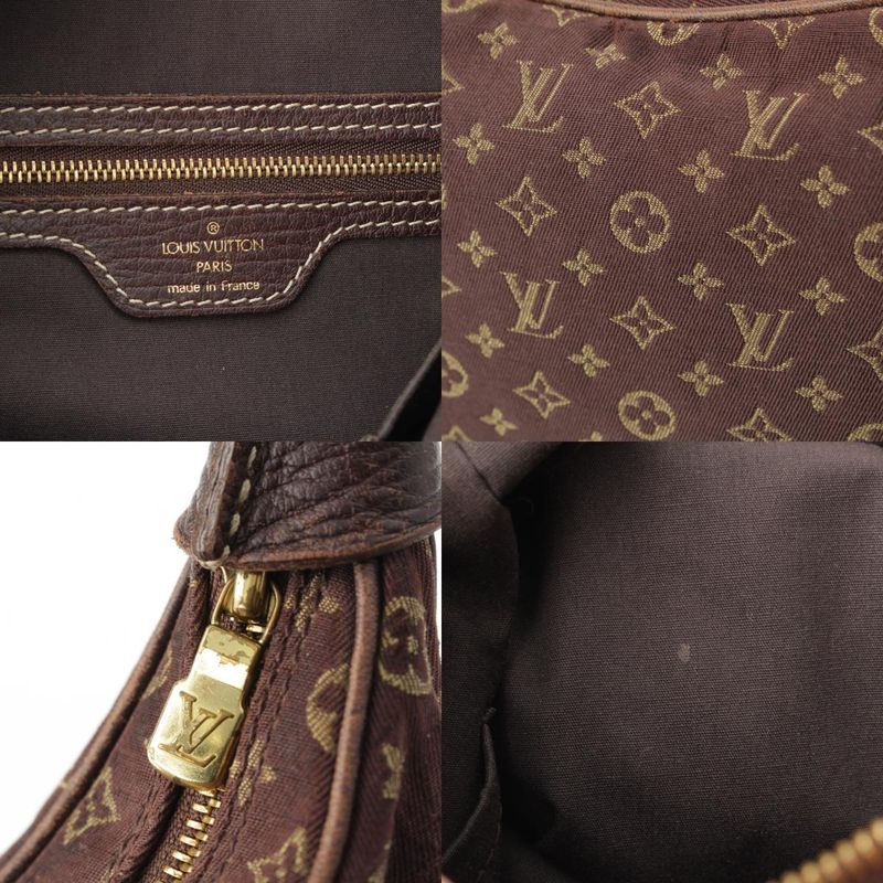 Louis Vuitton Monogram Mini Lin Boulogne Ebène Shoulder Bag M95225 Brown