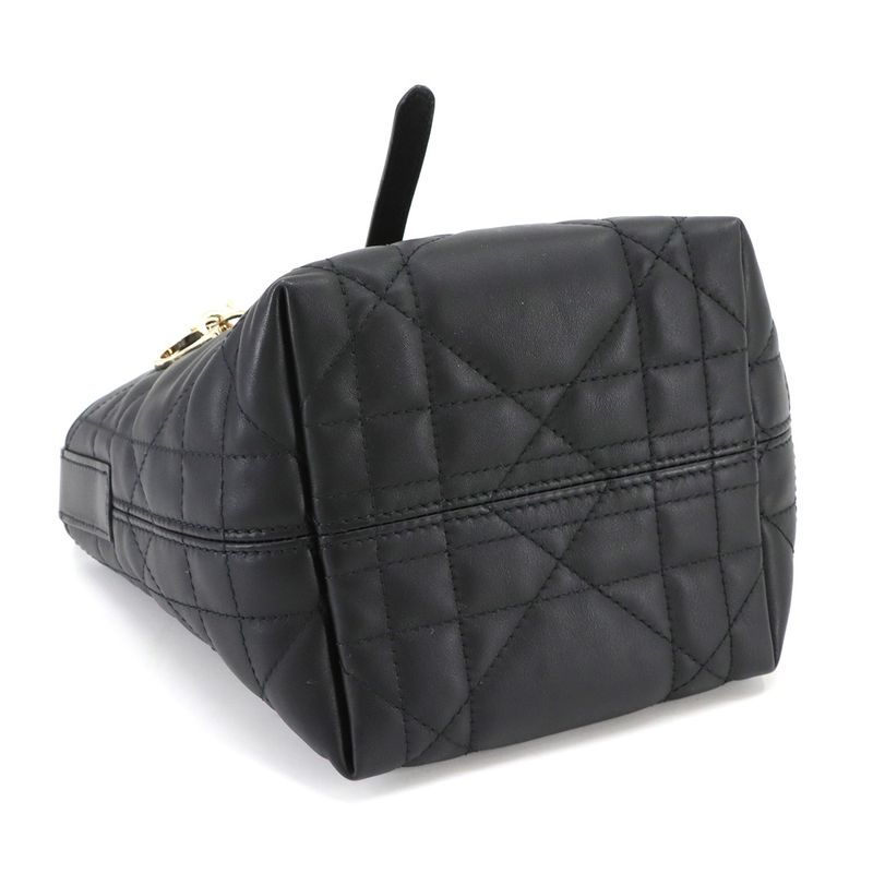 Exhibit Christian DIOR Toujours Vertical Nano 2way Tote Shoulder Bag 90295051