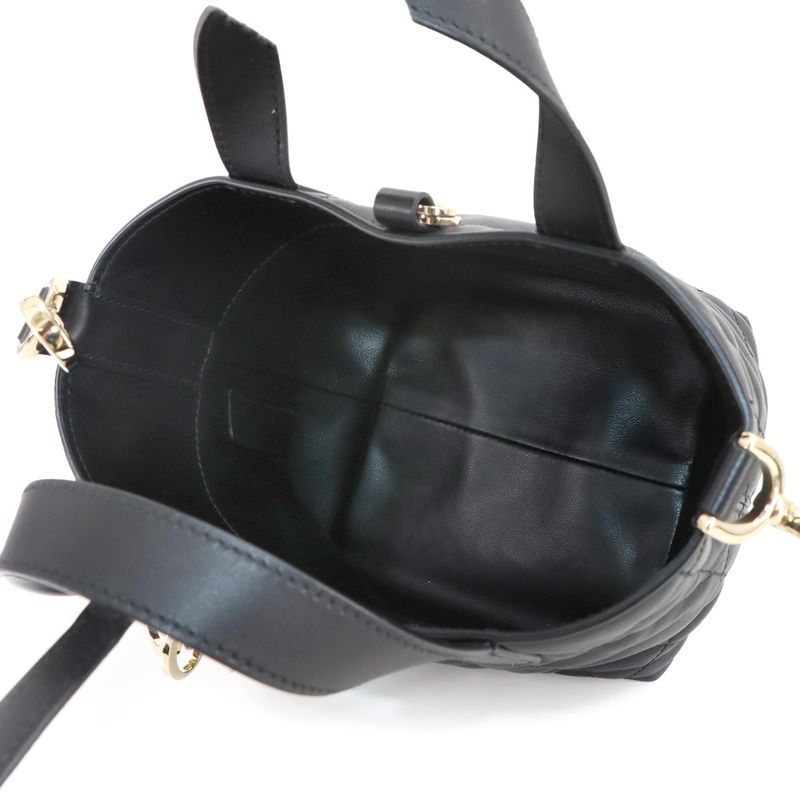 Exhibit Christian DIOR Toujours Vertical Nano 2way Tote Shoulder Bag 90295051