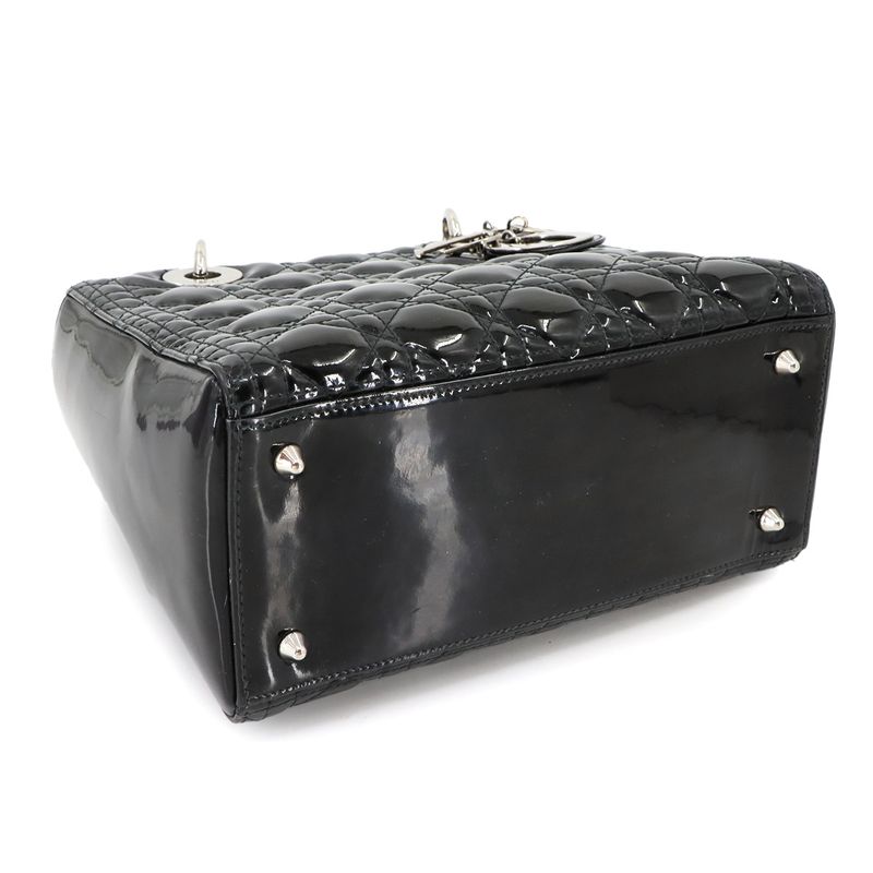 Christian Dior Chiristian Dior Canage Lady Dior Medium 2way Hand Shoulder Bag