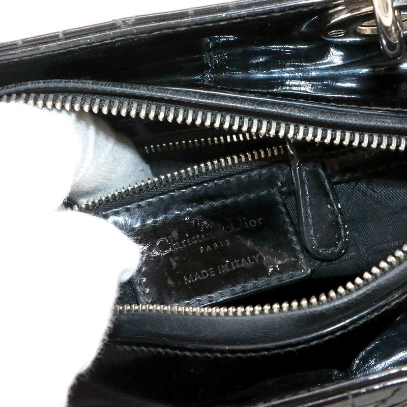 Christian Dior Chiristian Dior Canage Lady Dior Medium 2way Hand Shoulder Bag