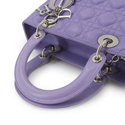 Christian Dior Chiristian Dior Canage Lady Dior Medium 2way Hand Shoulder Bag