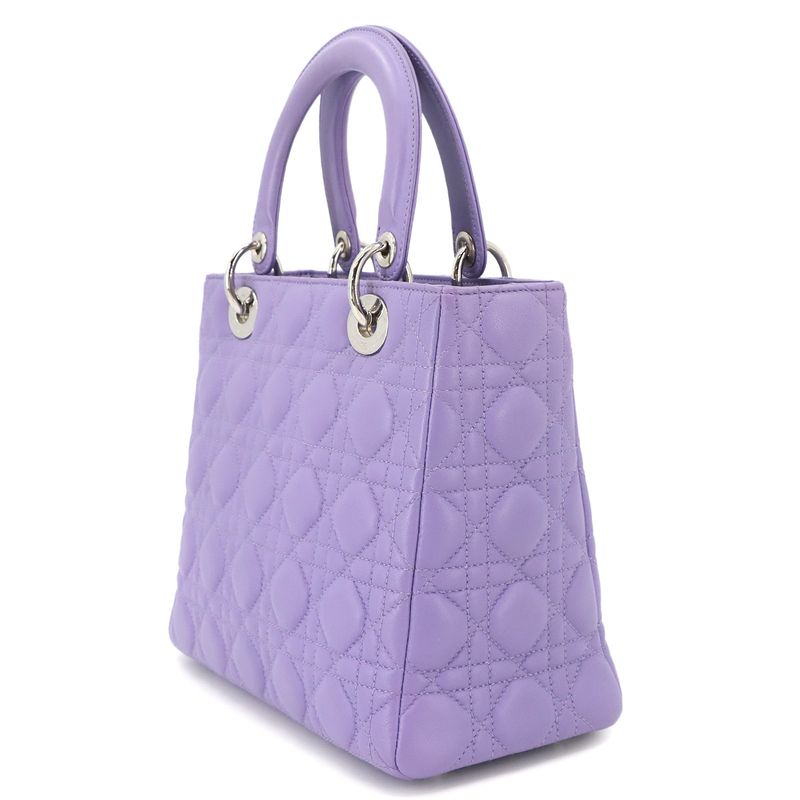 Christian Dior Chiristian Dior Canage Lady Dior Medium 2way Hand Shoulder Bag