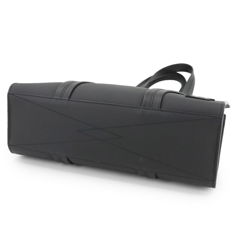 Exhibited Louis Vuitton Aerogram Takeoff Tote Bag Leather Black M57308 RFID