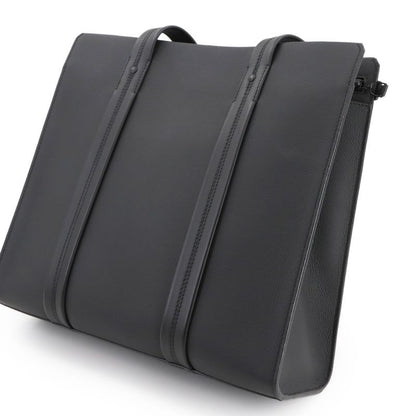 Exhibited Louis Vuitton Aerogram Takeoff Tote Bag Leather Black M57308 RFID