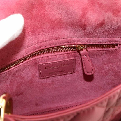 Christian DIOR Canage Lady Dior My Abcdior Small 2way Hand Bag Leather 90299594