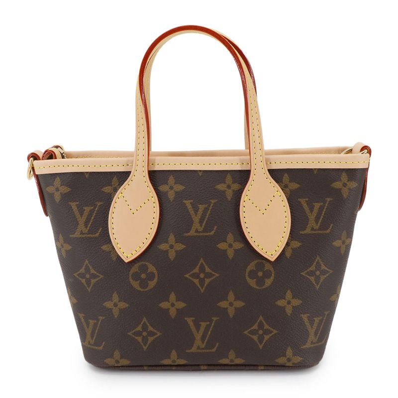 Louis Vuitton Monogram Neverfull BB 2way Tote Shoulder Bag Beige M46705 90299835