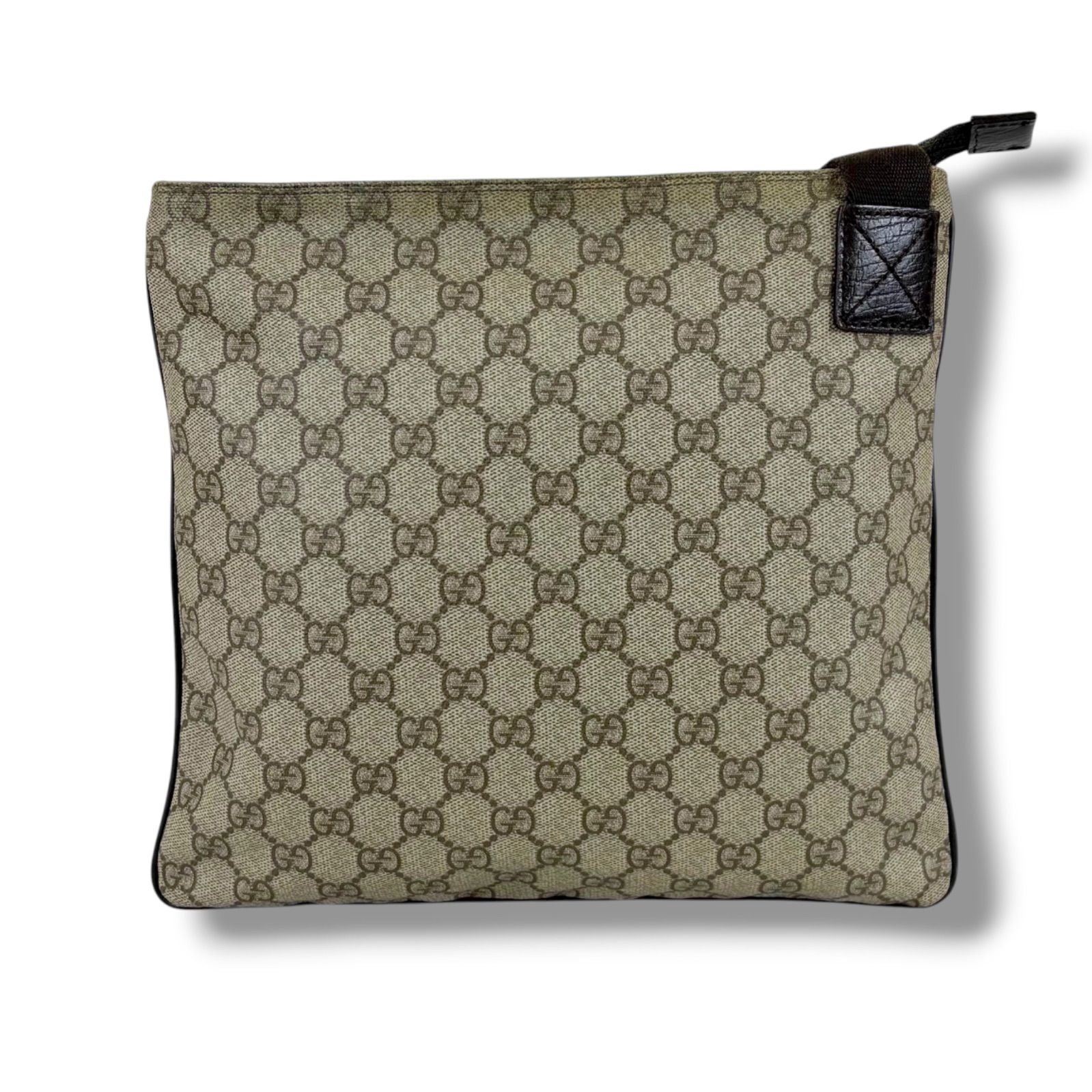 Gucci Crossbody Bag Shoulder Bag Gg Supreme Beige Brown Pvcleather