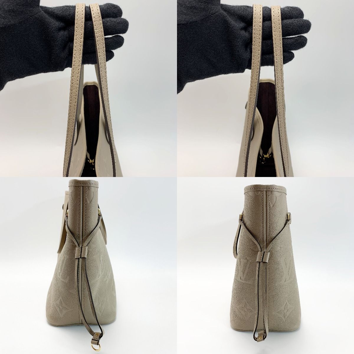 Louis Vuitton Monogram Empreinte Neverfull MM M45686 Tourtrail/beige