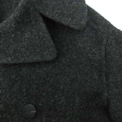 Christian DIOR Wool Melton P Coat Pea Coat Jacket Short Length F36 Gray 1104 AA