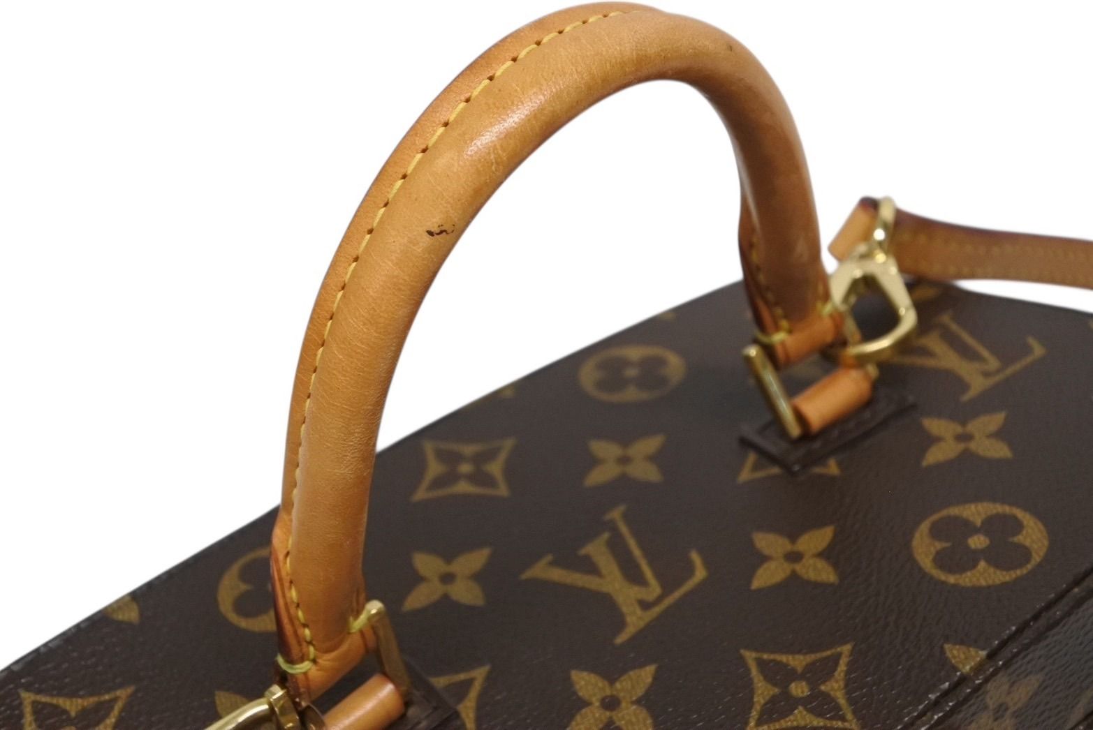 Louis Vuitton Twisted Box 2-Way Bag Frank Gehry Brown Gold — view 6