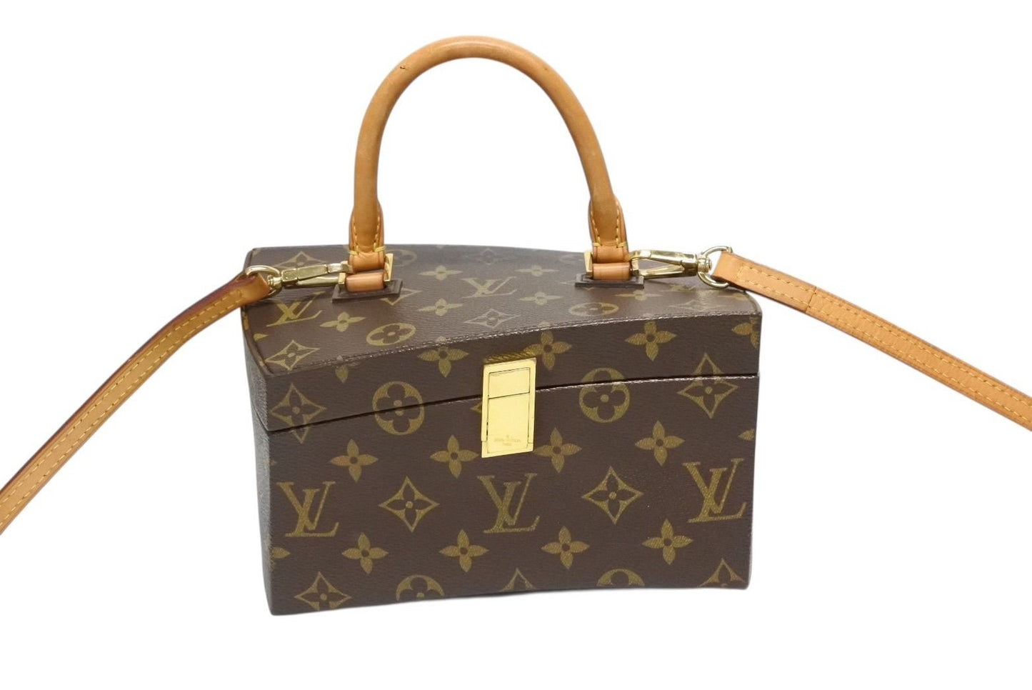 Louis Vuitton Twisted Box 2-Way Bag Frank Gehry Brown Gold — view 2
