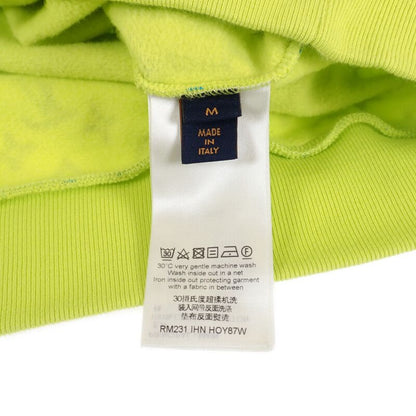 Louis Vuitton Monogram Print Crewneck Size M Sweatshirt Cotton Lime X Light