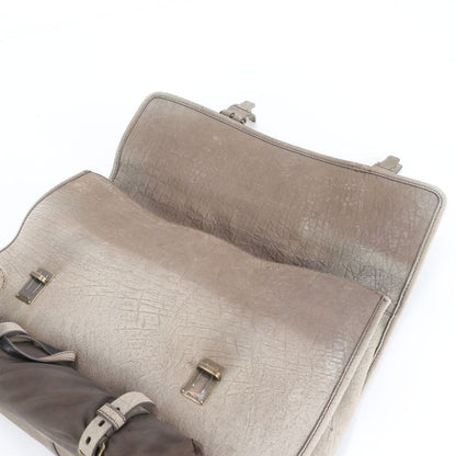 Prada Elephant Leather Business Bag Folding Umbrella Set Document Bag Briefcase