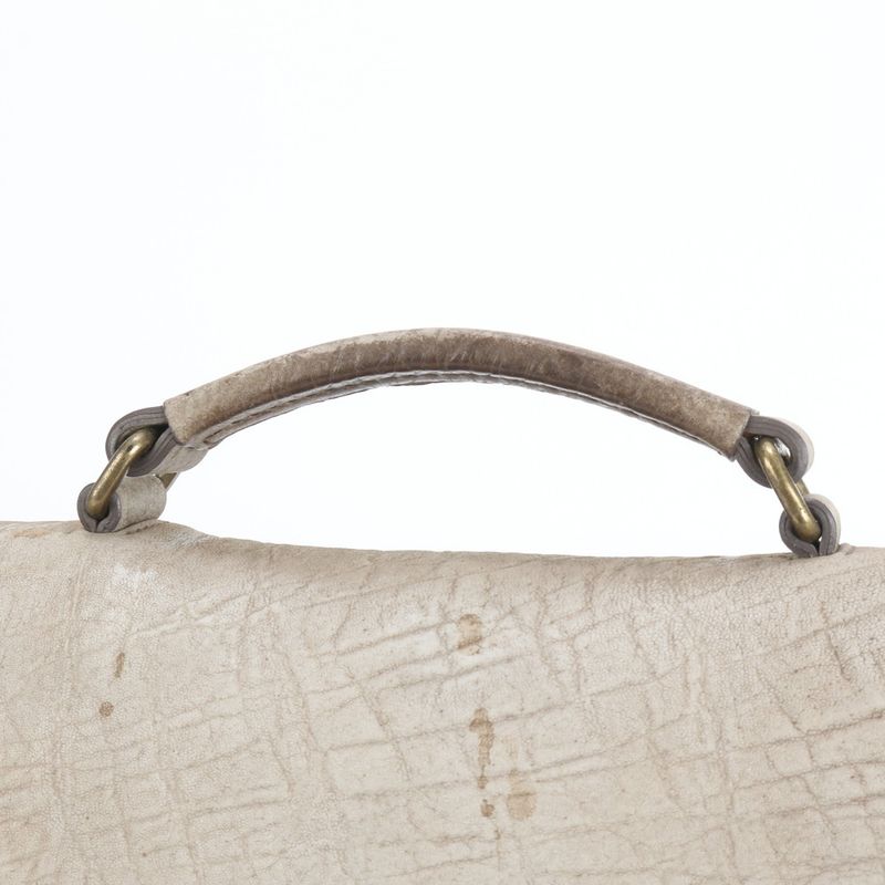 Prada Elephant Leather Business Bag Folding Umbrella Set Document Bag Briefcase