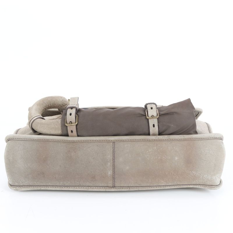 Prada Elephant Leather Business Bag Folding Umbrella Set Document Bag Briefcase