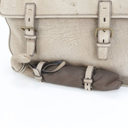 Prada Elephant Leather Business Bag Folding Umbrella Set Document Bag Briefcase