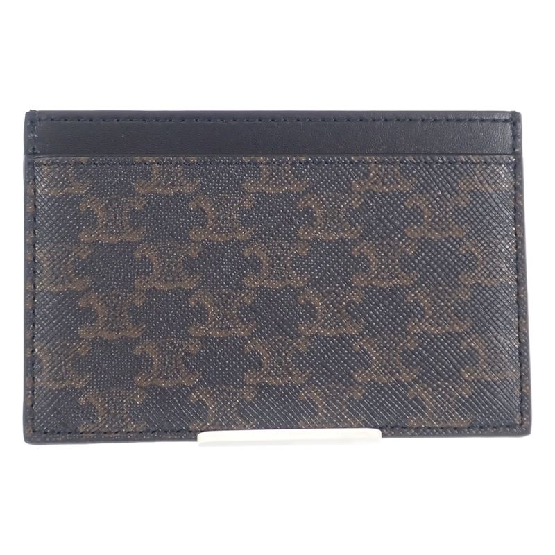 Celine Card Holder 10b702bq4.38no Card Case PVC Calf Black Ladies [ranked A