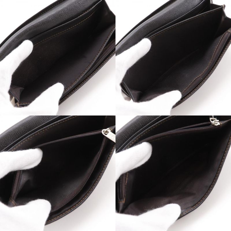 Celine Triomphe Denim Navy Blue Women's Long Wallet