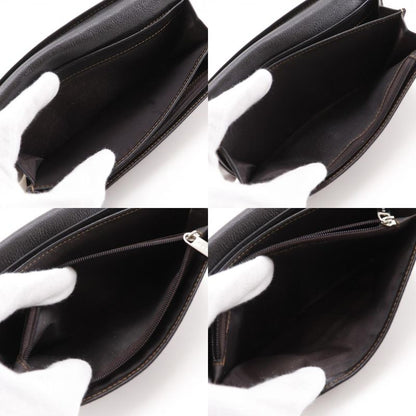 Celine Triomphe Denim Navy Blue Women's Long Wallet