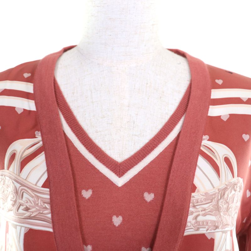 Hermes 18AW Brides De GALA Brides De Gala Silk Cashmere Twill Laine Long