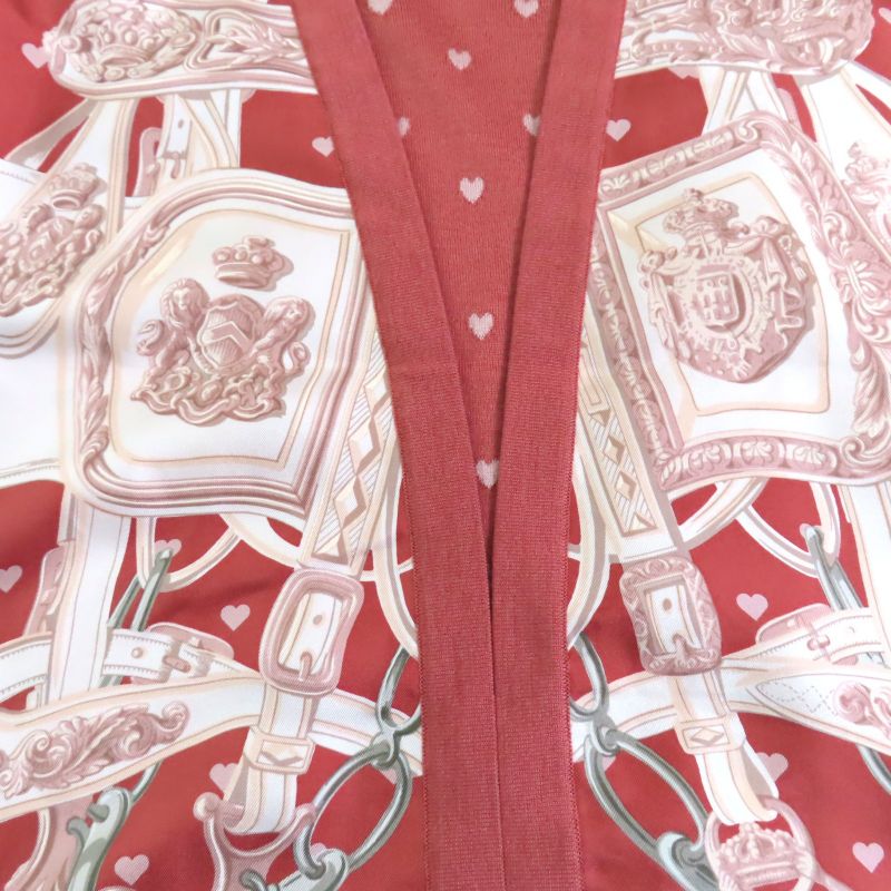 Hermes 18AW Brides De GALA Brides De Gala Silk Cashmere Twill Laine Long