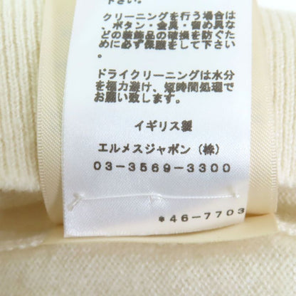 Hermes 24SS 4e2600d1 100% Cashmere Silver Hardware Canadian Button Short