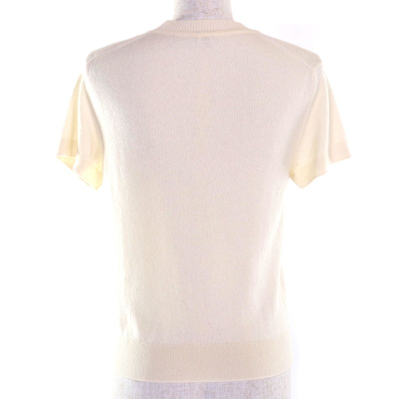 Hermes 24SS 4e2600d1 100% Cashmere Silver Hardware Canadian Button Short