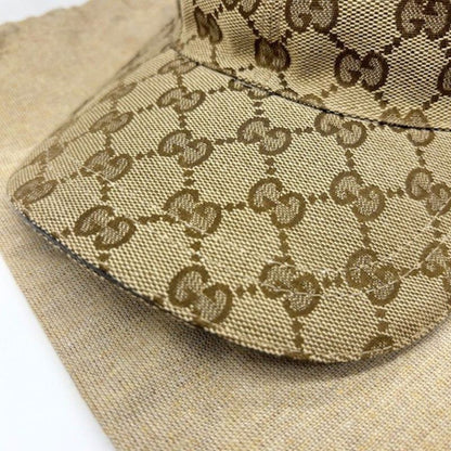 Gucci Web Stripe GG Canvas Baseball Cap Hat