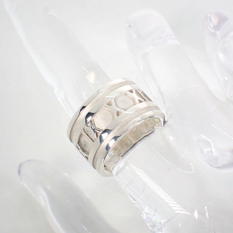 Tiffany & Co 925 Atlas Wide Ring / Size 10 / J82-25