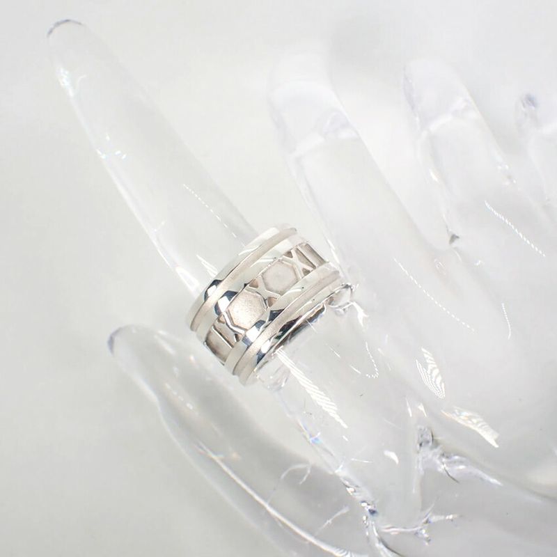 Tiffany & Co 925 Atlas Wide Ring / Size 10 / J82-25