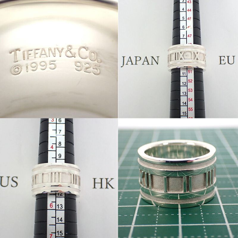 Tiffany & Co 925 Atlas Wide Ring / Size 10 / J82-25