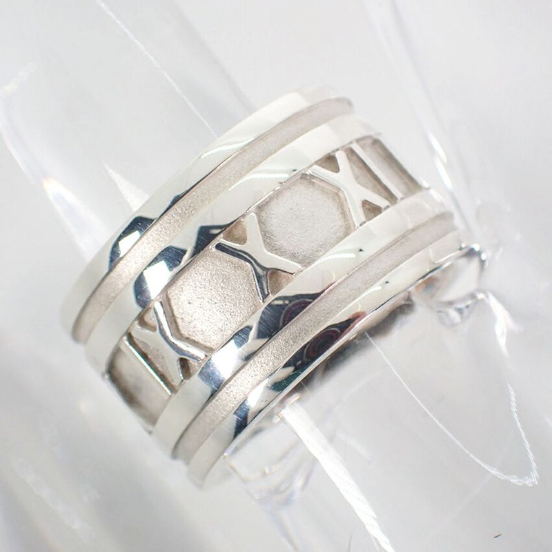 Tiffany & Co 925 Atlas Wide Ring / Size 10 / J82-25
